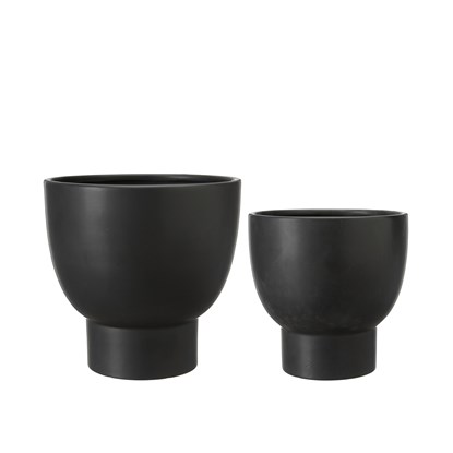 Keramické květináče MEGAN V.19/15cm SET/2ks černé_4