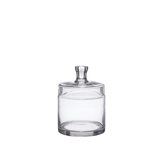 Skleněná dóza s víčkem GLASS V.16cm_3