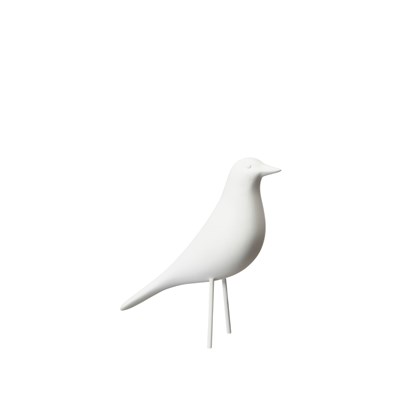 Dekorační ptáček BIRD V.15cm bílý_0