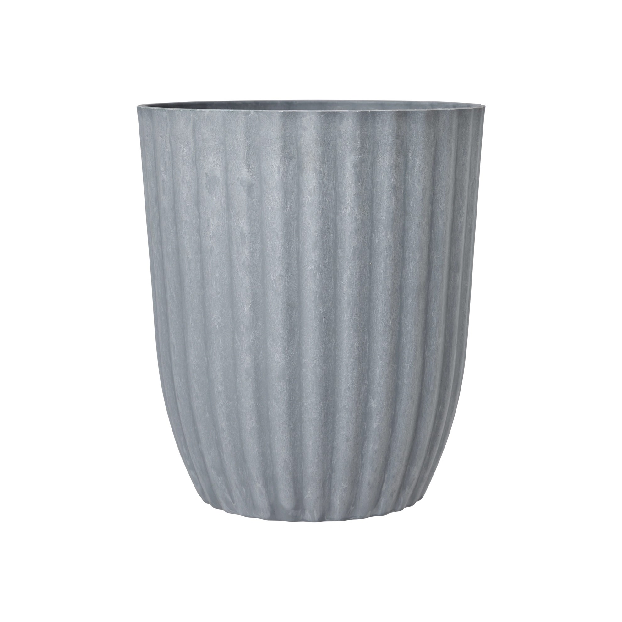 Dekorativní obaly na květináče YODIT V.34/30/27cm SET/3ks šedé_1