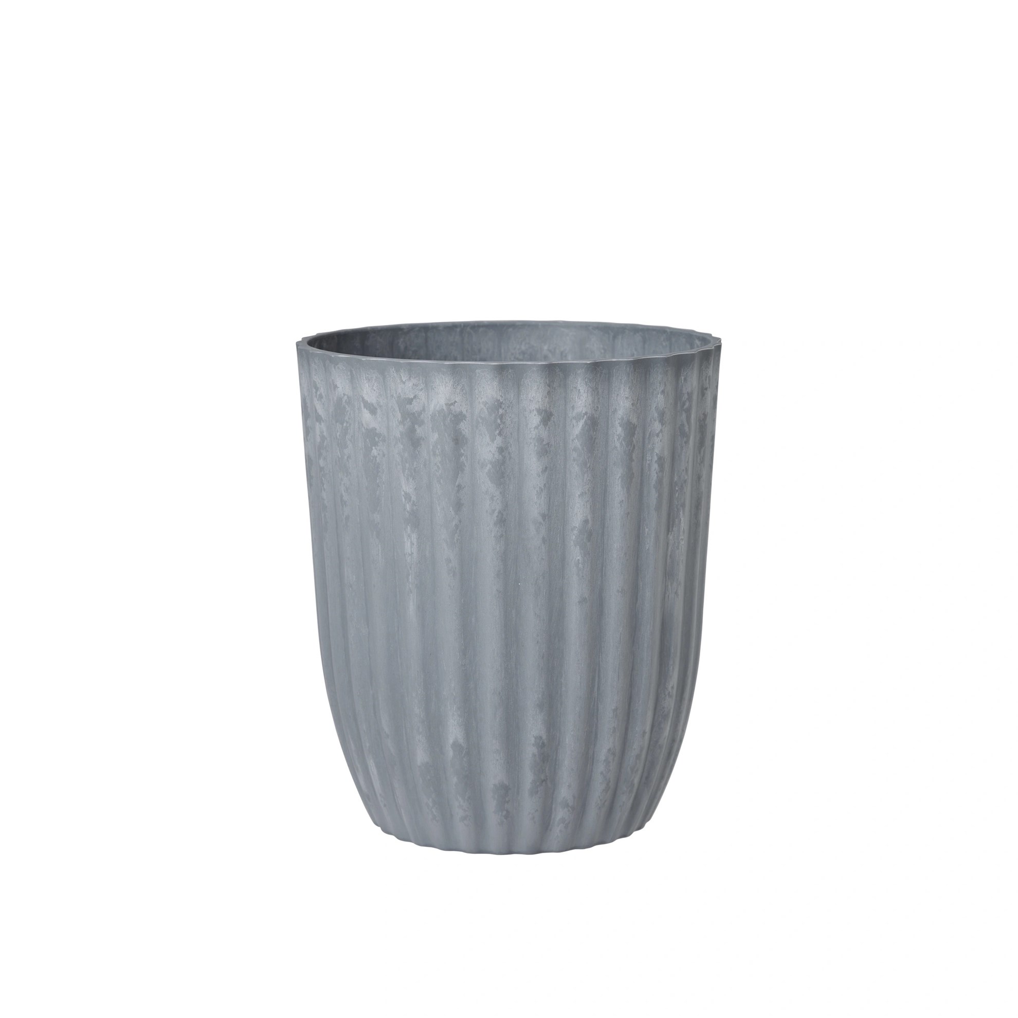 Dekorativní obaly na květináče YODIT V.34/30/27cm SET/3ks šedé_3