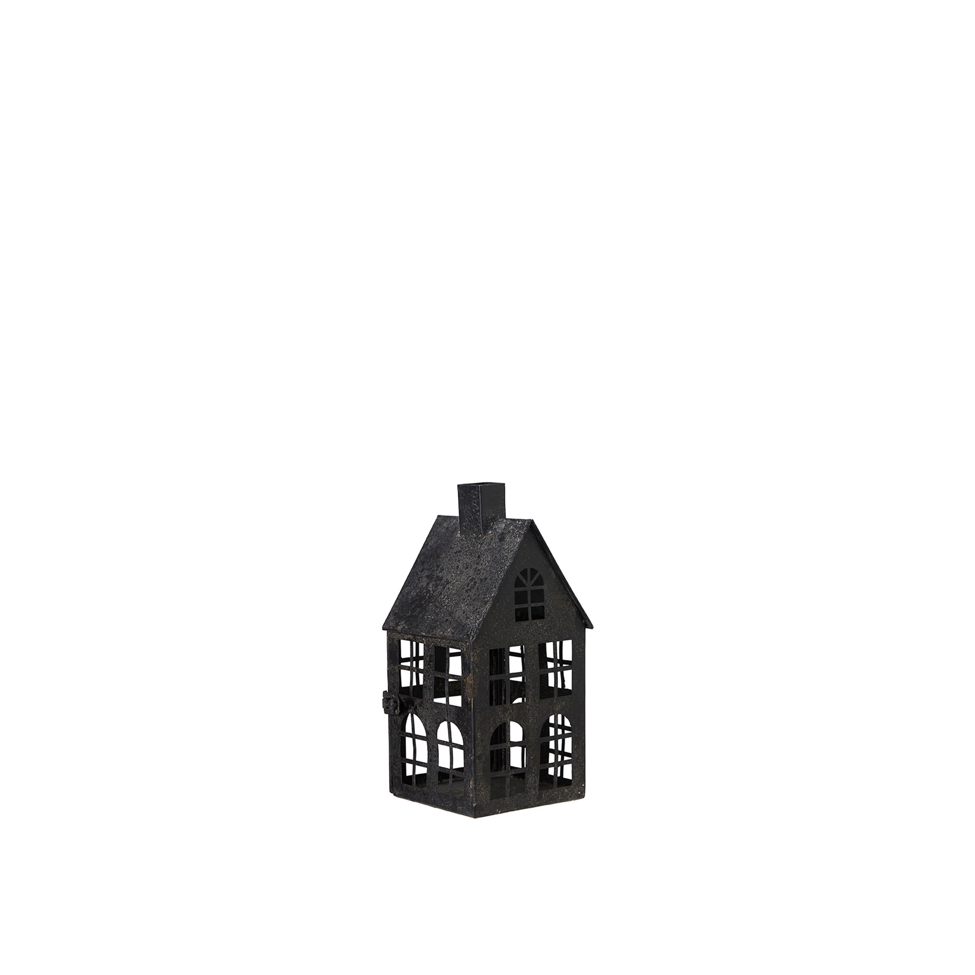 Kovová dekorace dům HOUSE V.41/31/25cm SET/3ks černá_3