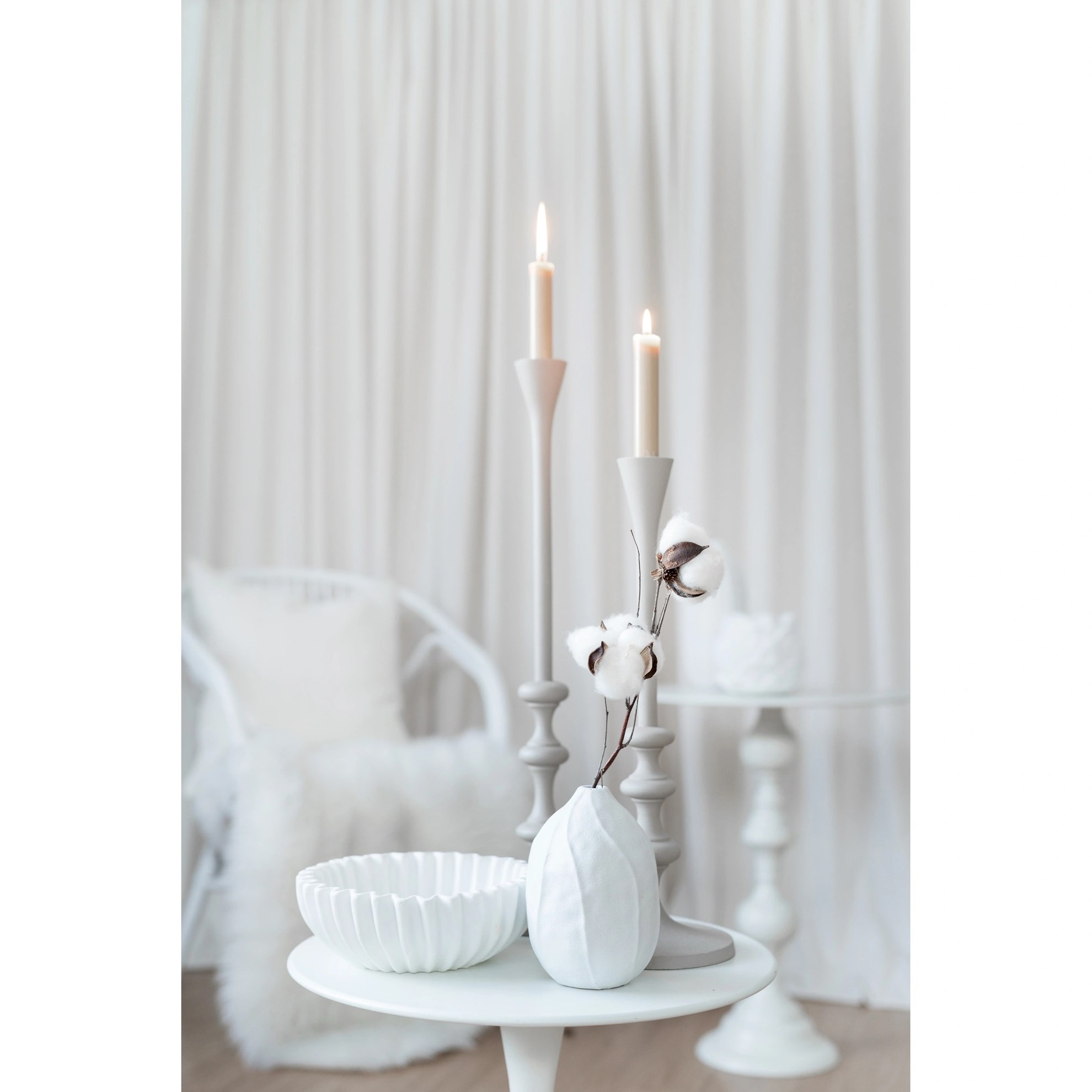 Dekorativní větvička bavlníku COTTON TWIG V.80cm_6