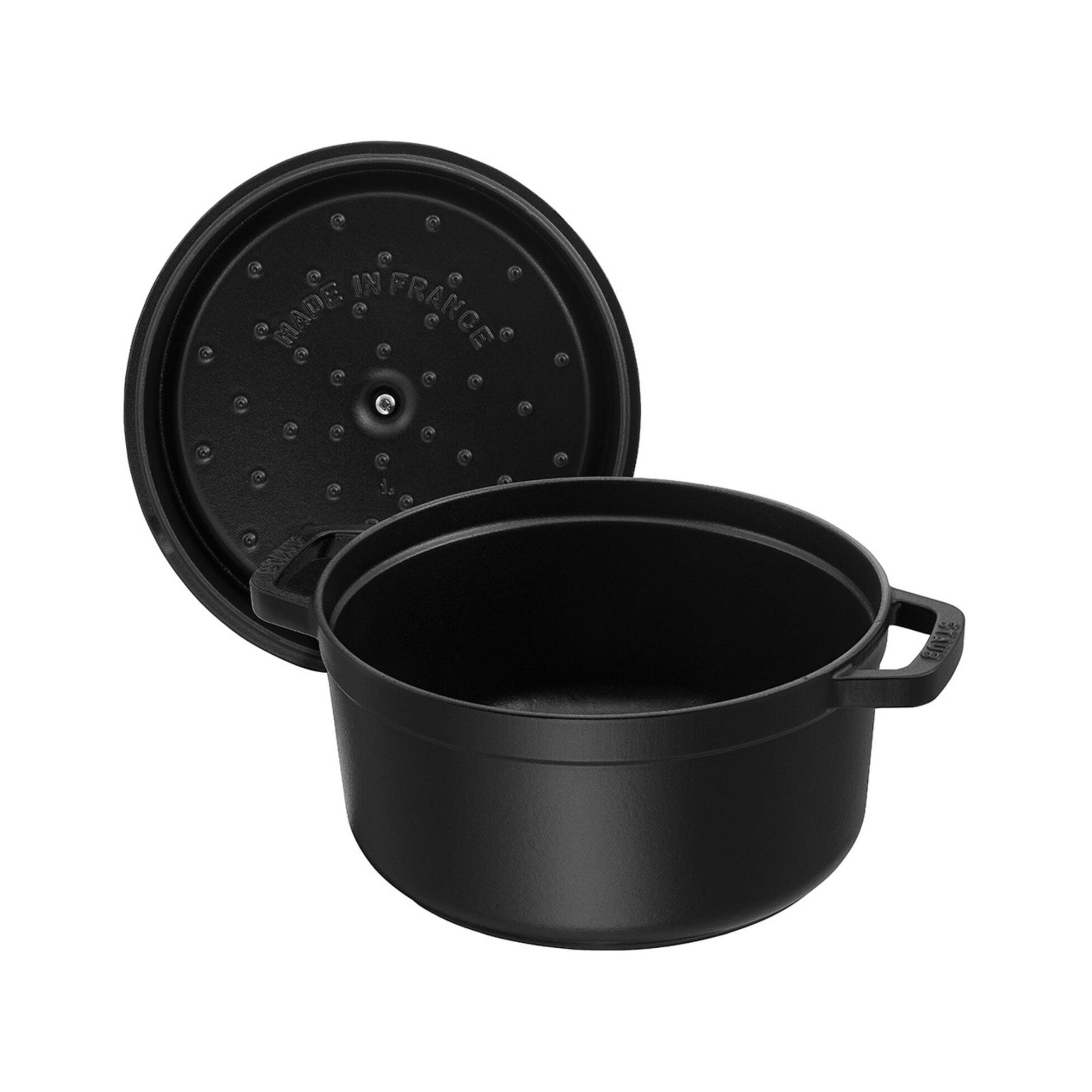 Hrnec STAUB  kulatý 22cm černý 2,6l_1