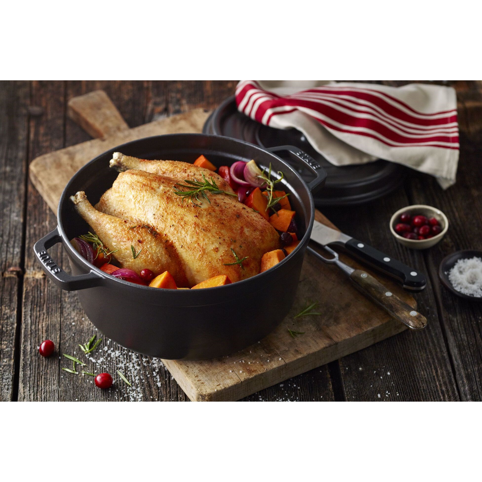 Hrnec STAUB  kulatý 22cm černý 2,6l_5