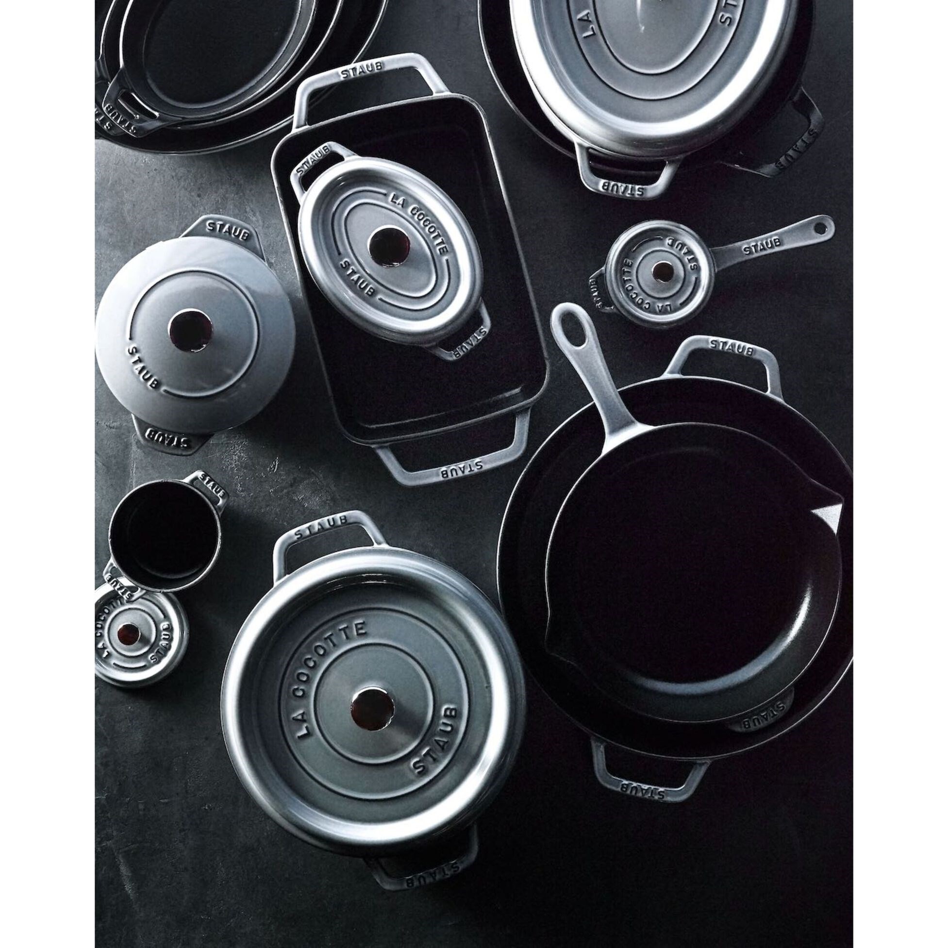 Hrnec STAUB  kulatý 26cm šedý 5,2l_0