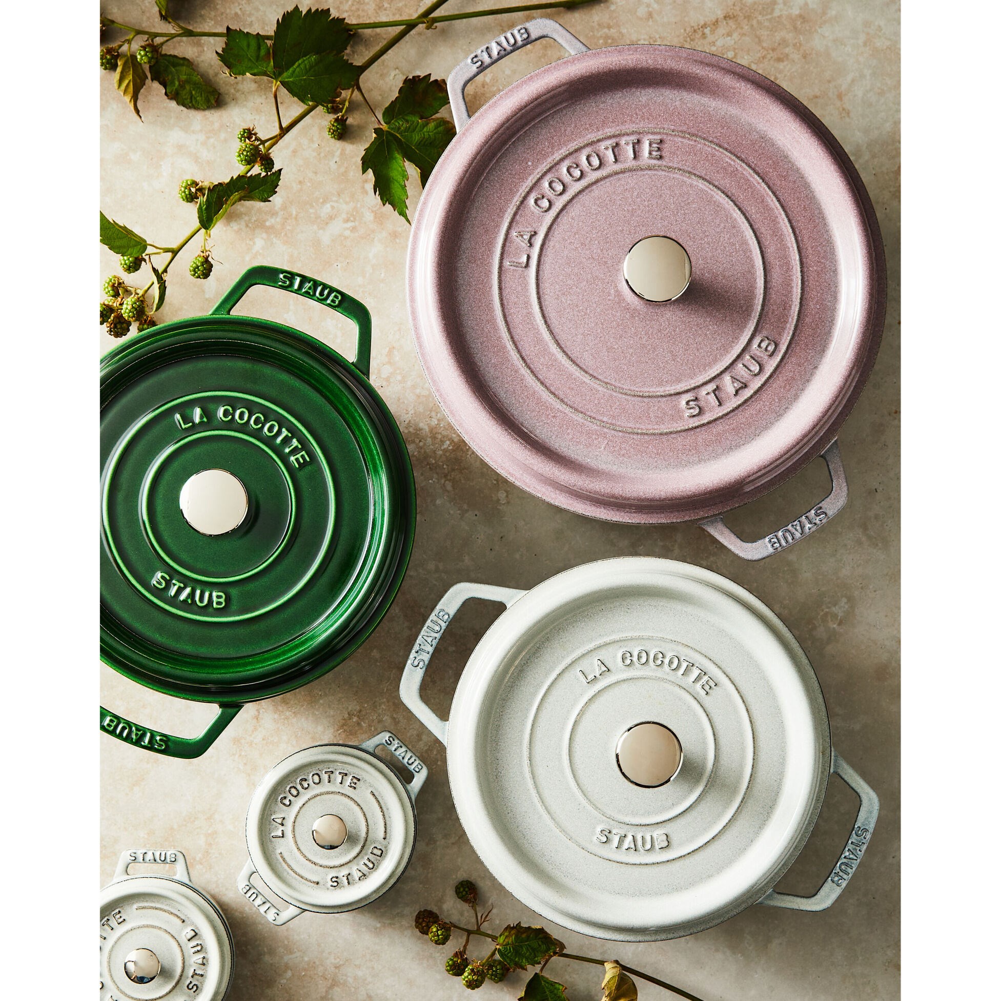 Hrnec STAUB  kulatý 22cm zelený 2,6l_2