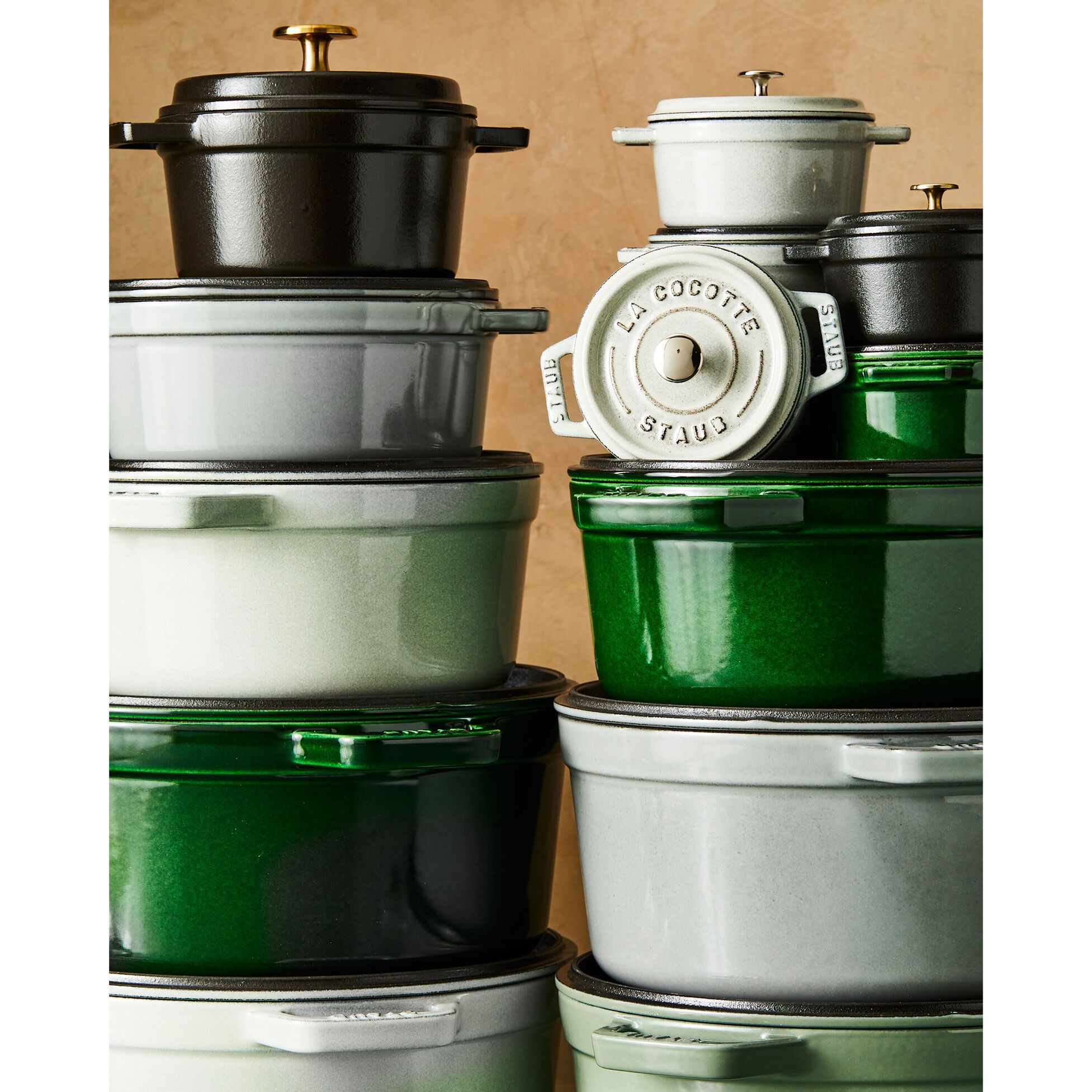 Hrnec STAUB  kulatý 22cm zelený 2,6l_4