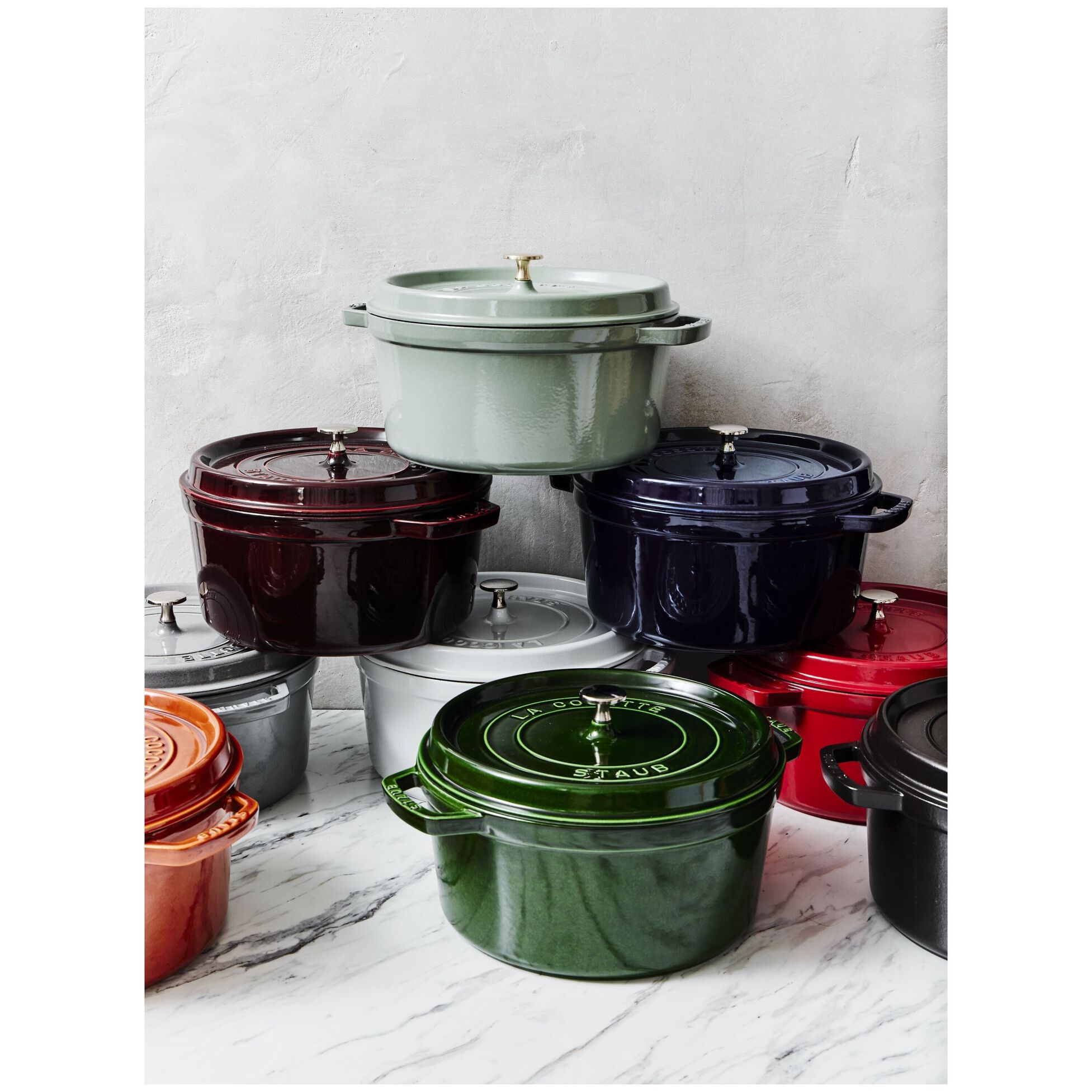 Hrnec STAUB  kulatý 22cm zelený 2,6l_6