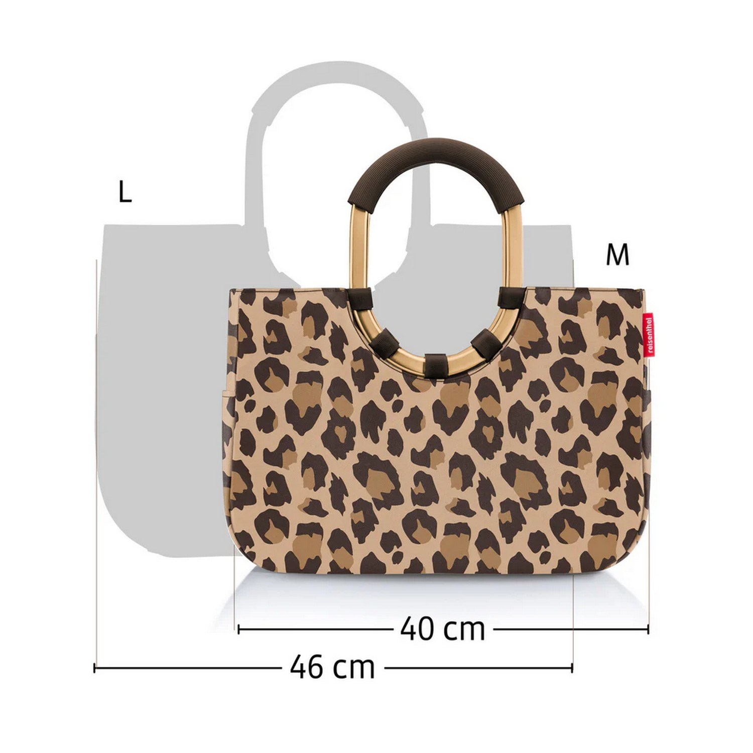Módní taška Reisenthel Loopshopper L frame glossy dots black_3