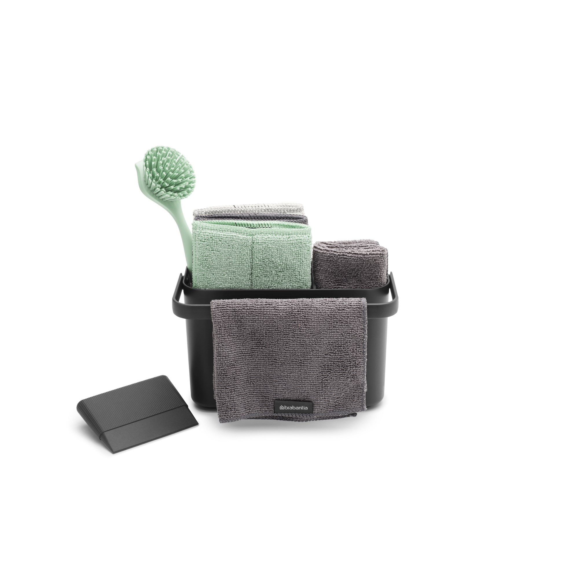 Organizér ke dřezu Brabantia SINKSIDE SET/8ks tmavě šedý_0