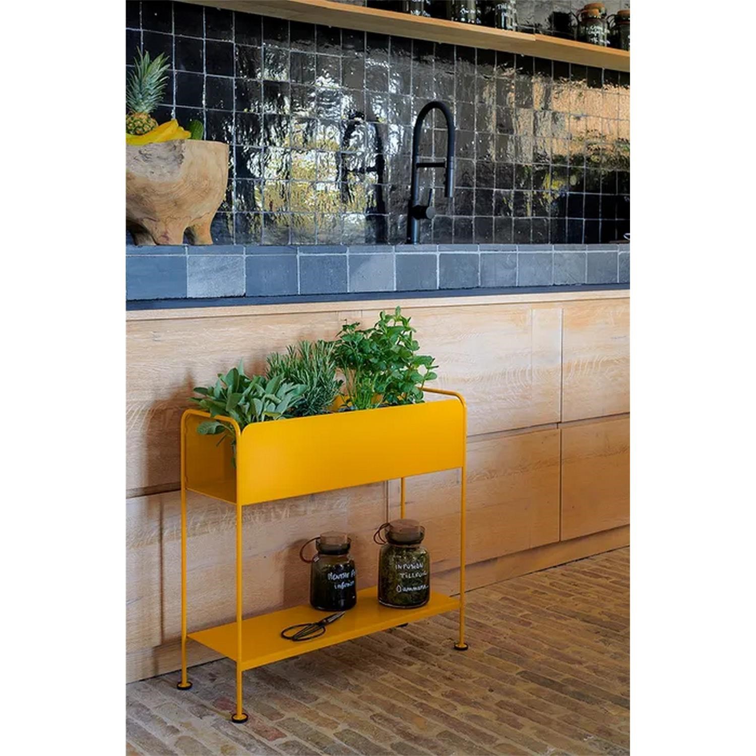 Kovový květináč/knihovna Fermob PICOLINO V.63cm - Honey_0