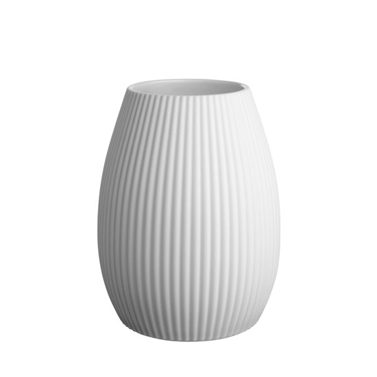Váza Asa RICA V.20cm bílá-pruhy_0