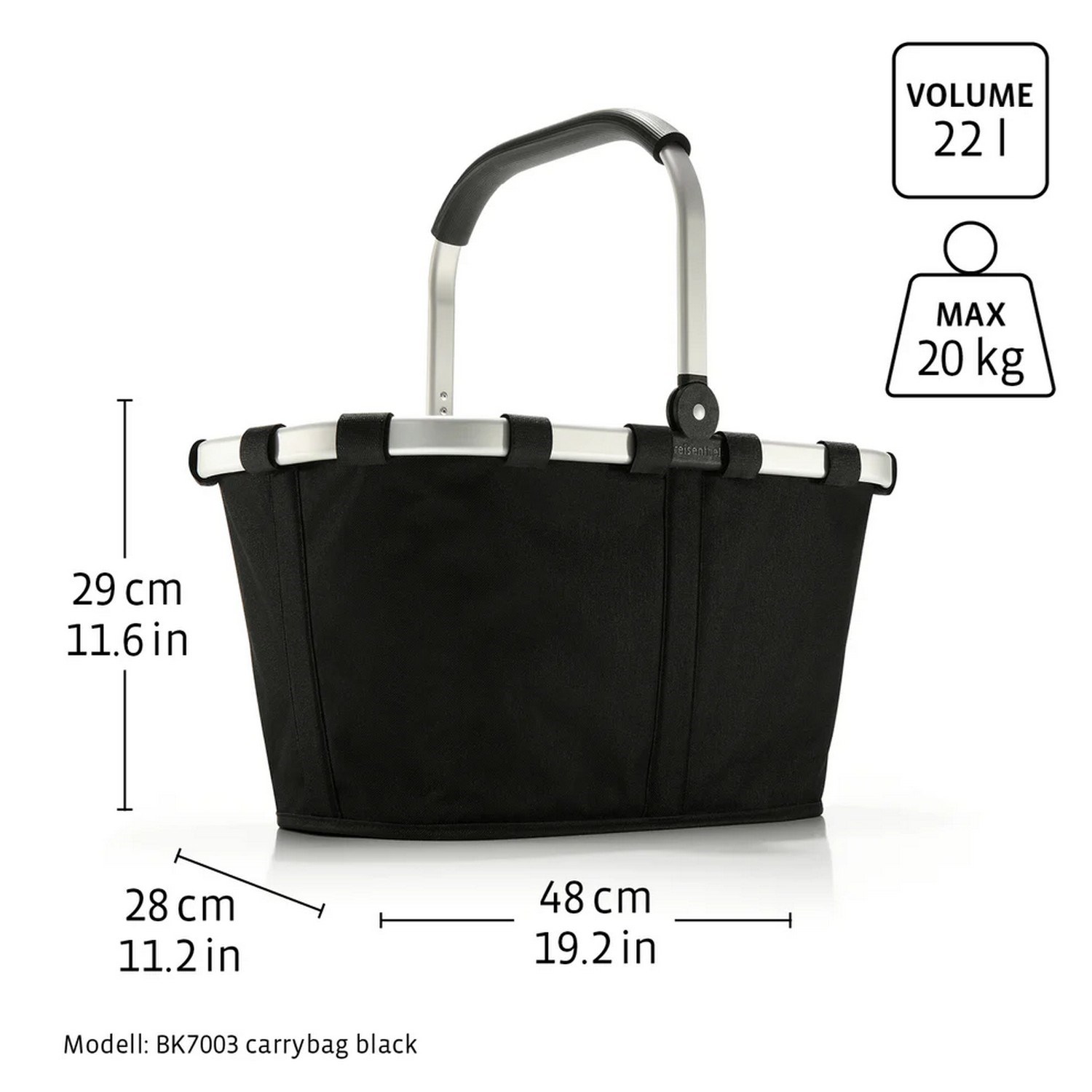 Nákupní košík Reisenthel Carrybag  frame mesh coral_4