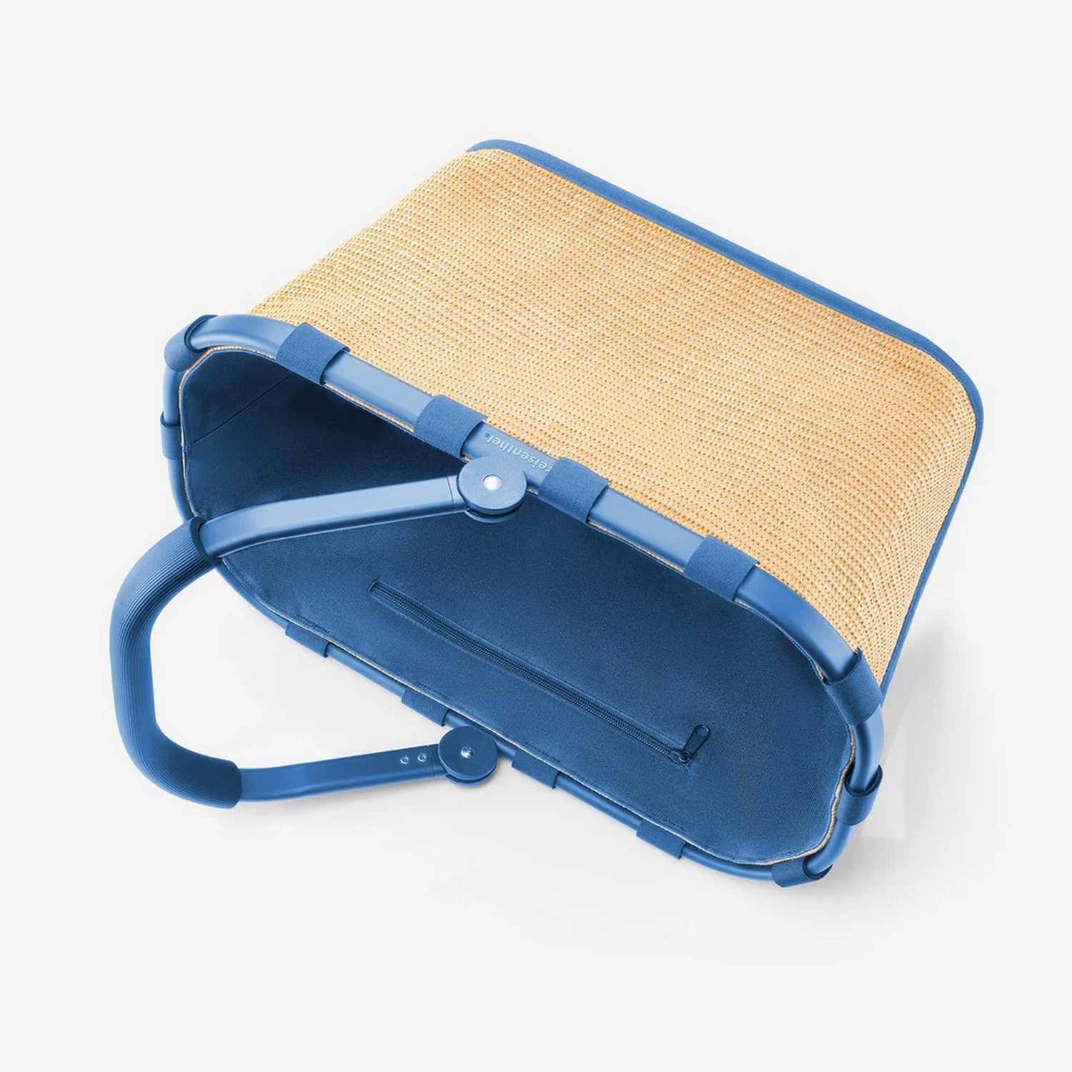 Nákupní košík Reisenthel Carrybag  frame raffia blue_0