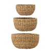 Proutěných mísy Lalo z mořské trávy SET/3_1