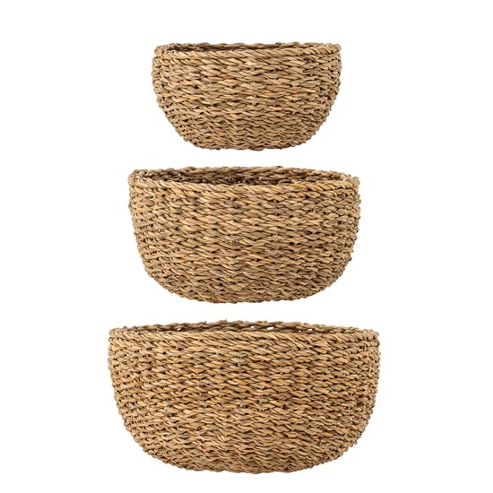 Proutěných mísy Lalo z mořské trávy SET/3_1