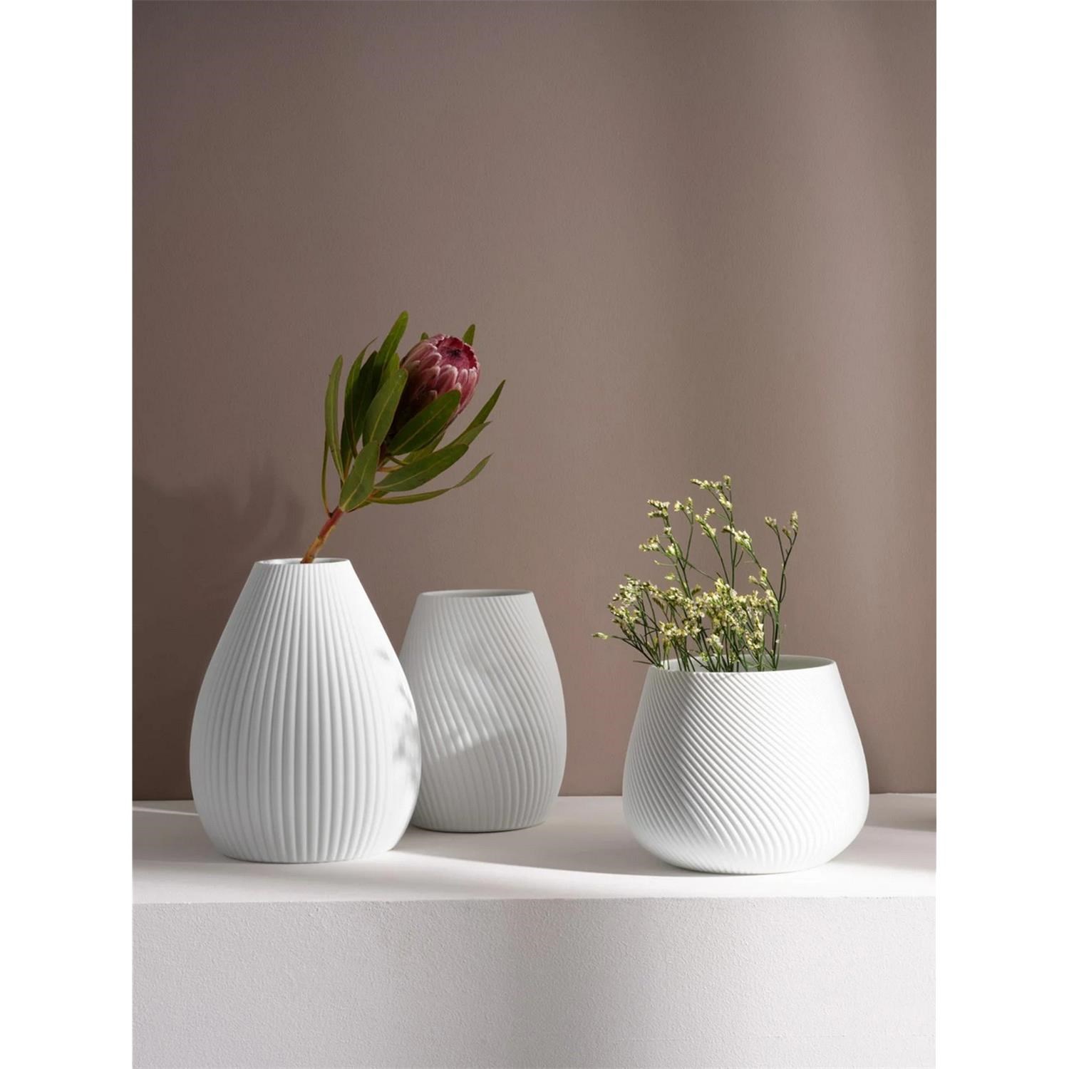 Váza Asa RICA V.20cm bílá_0