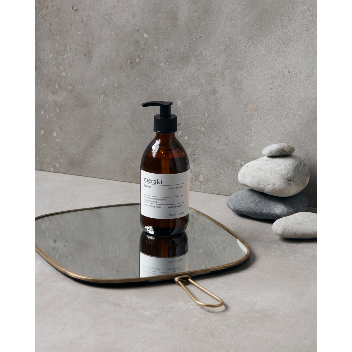 Multi olej na pokožku, odlíčení a vlasy Meraki ORANGE & HERBS 300ml_1