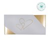 Dárková svatební obálka 23x11cn s motivem srdcí_2