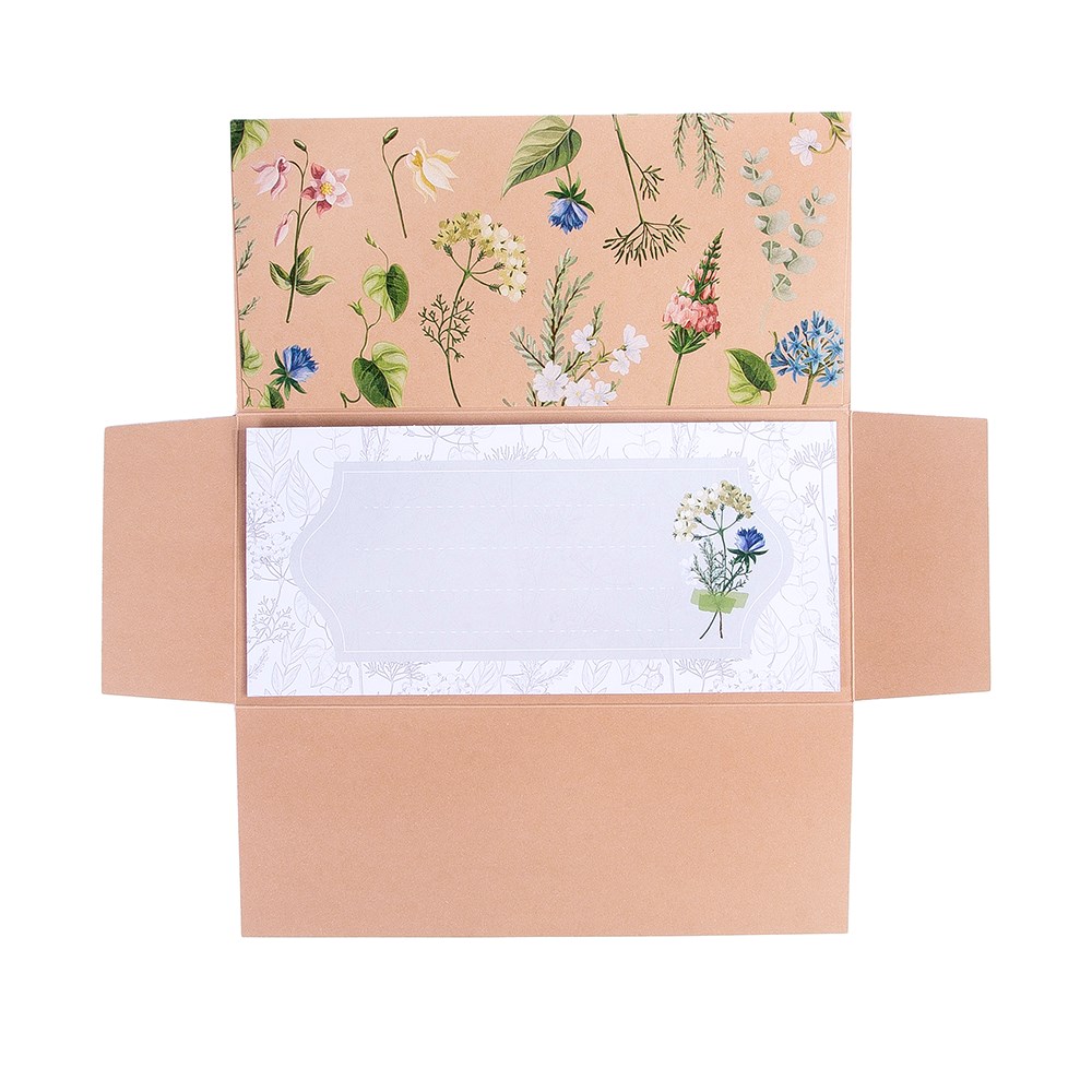 Dárková obálka 23x11cm s motivem lučních květin_0