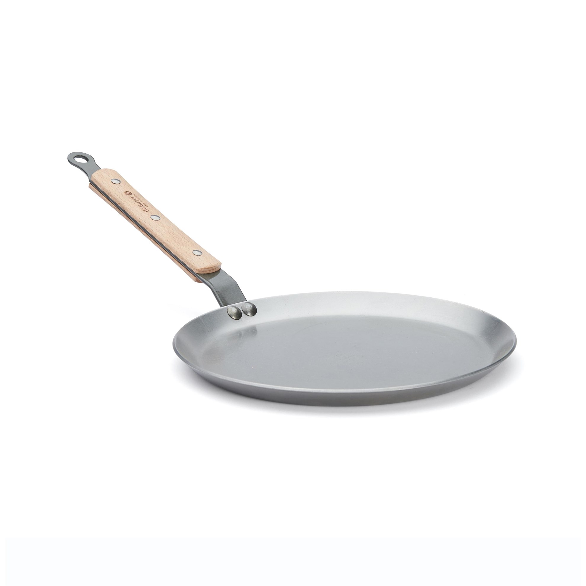 Ocelová pánev na palačinky de Buyer MINERAL B BOIS P.24cm_0