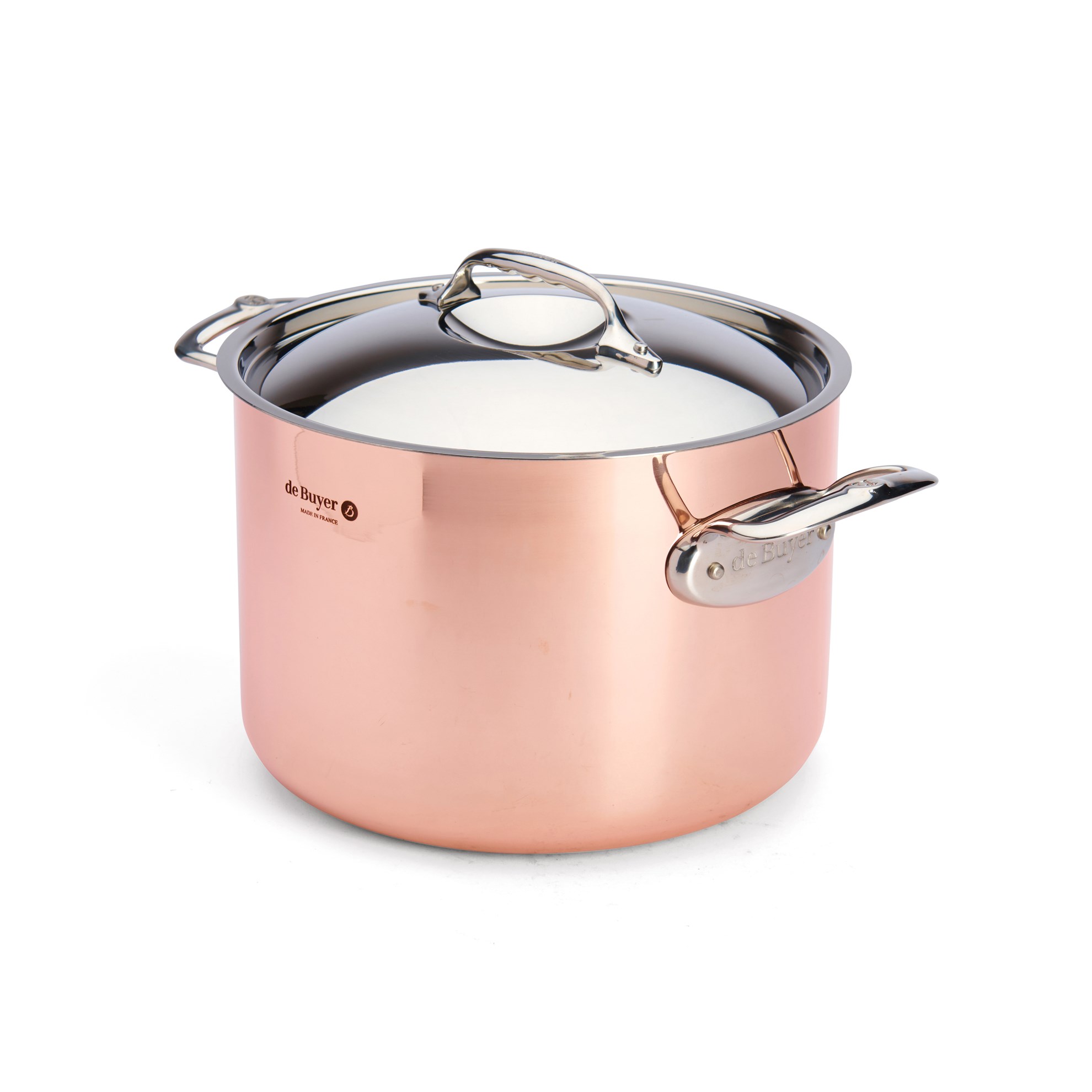 Měděný hrnec s poklicí de Buyer PRIMA MATERA P.24cm 7,5l_1