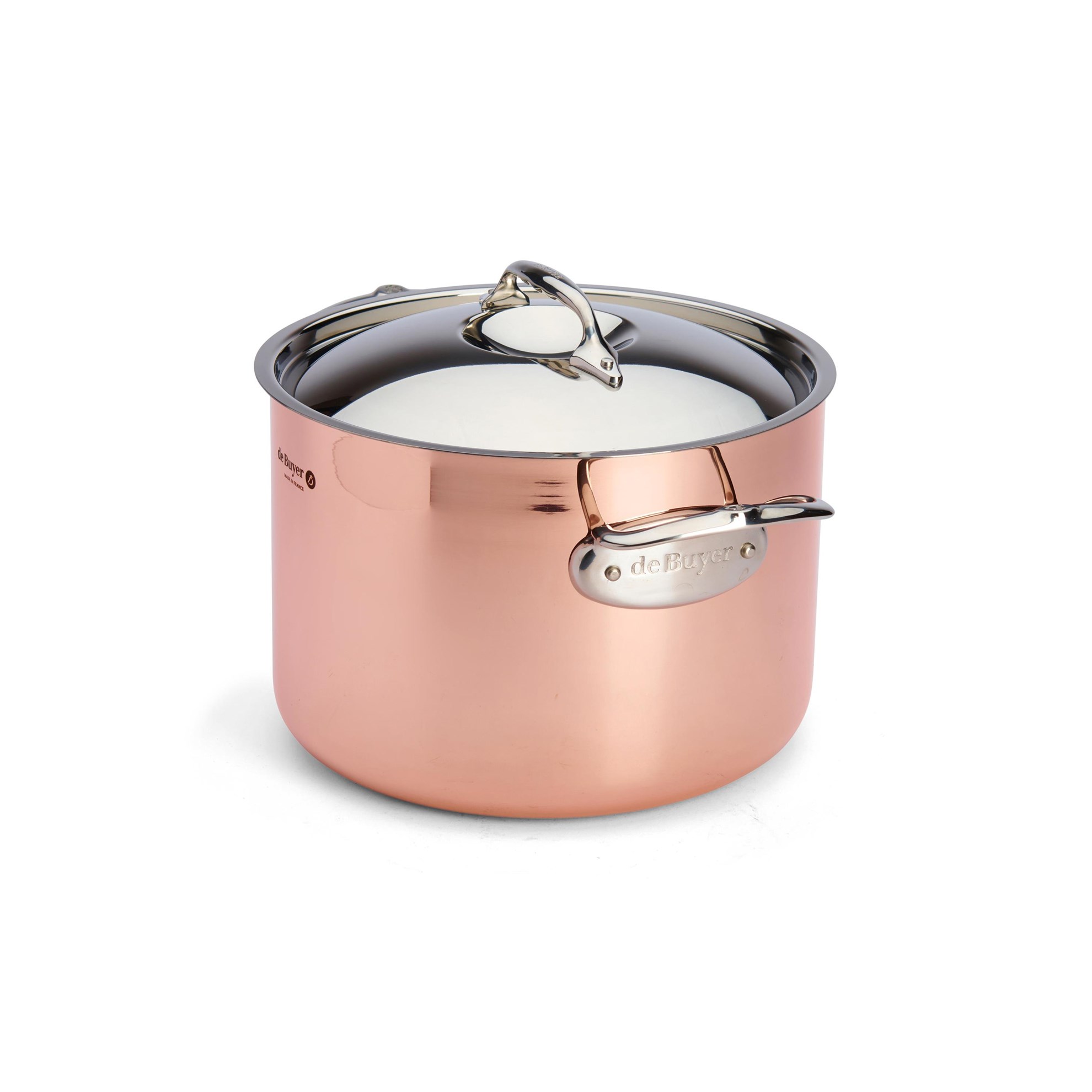 Měděný hrnec s poklicí de Buyer PRIMA MATERA P.24cm 7,5l_5