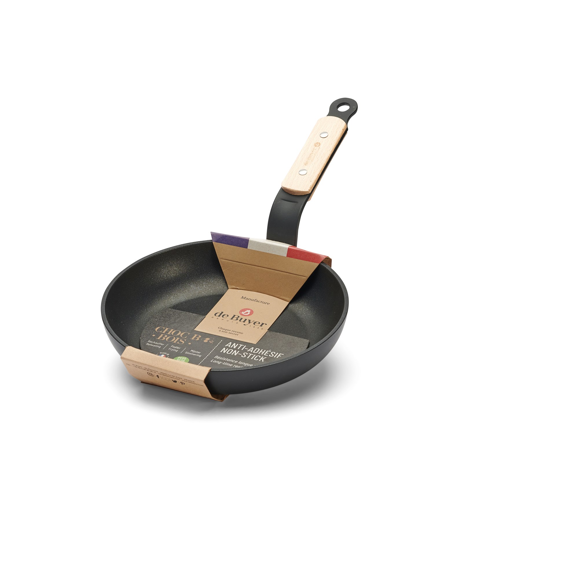 Pánev s nepřilnavým povrchem de Buyer CHOC B BOIS P.20cm 1l_6