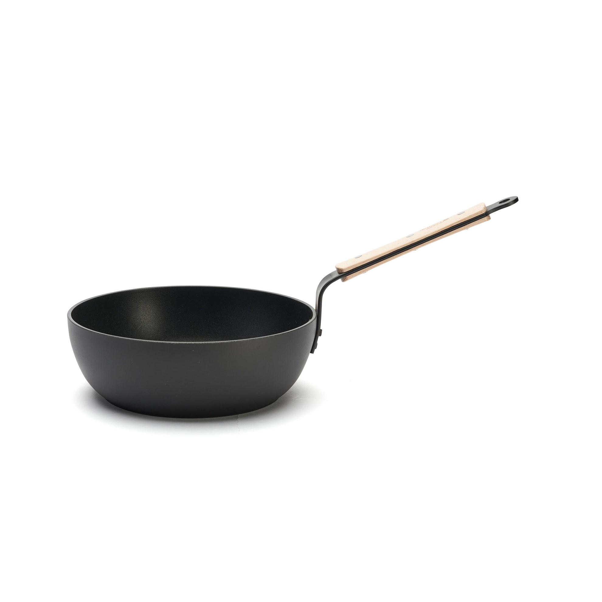 Hluboká pánev s nepřilnavým povrchem de Buyer CHOC B BOIS P.24cm_2