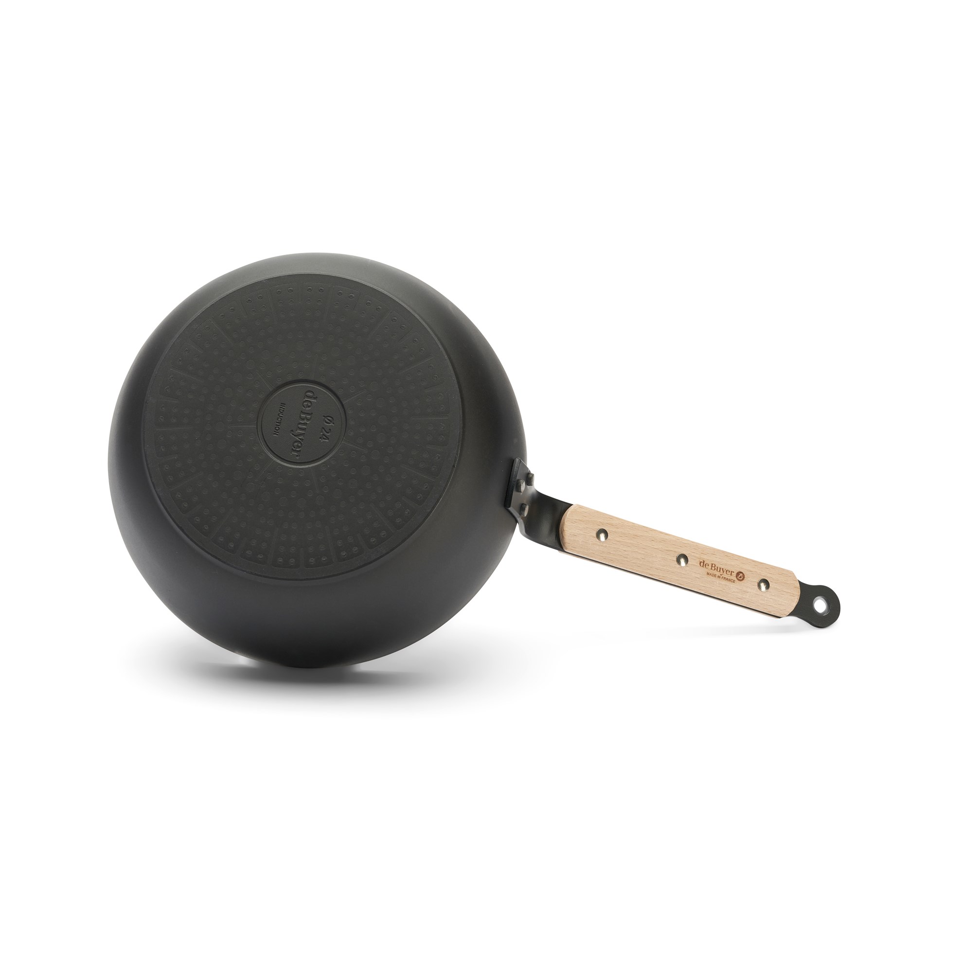 Hluboká pánev s nepřilnavým povrchem de Buyer CHOC B BOIS P.24cm_4