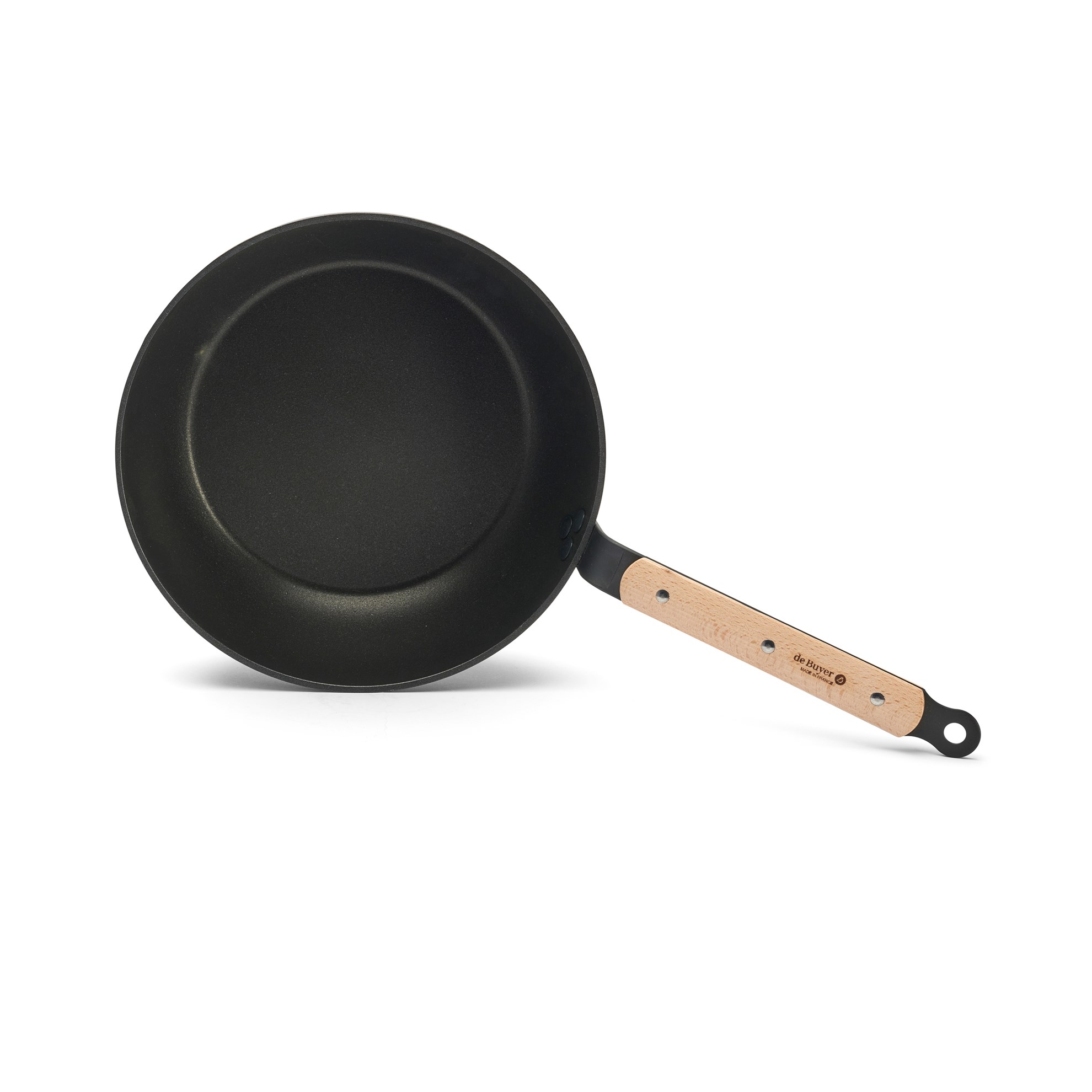 Hluboká pánev s nepřilnavým povrchem de Buyer CHOC B BOIS P.28cm_3