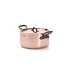 Měděný hrnec s poklicí de Buyer PRIMA MATERA P.24cm 5,4l tmavá rukojeť_0