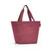 Taška přes rameno Reisenthel Shopper M twist maroon_0