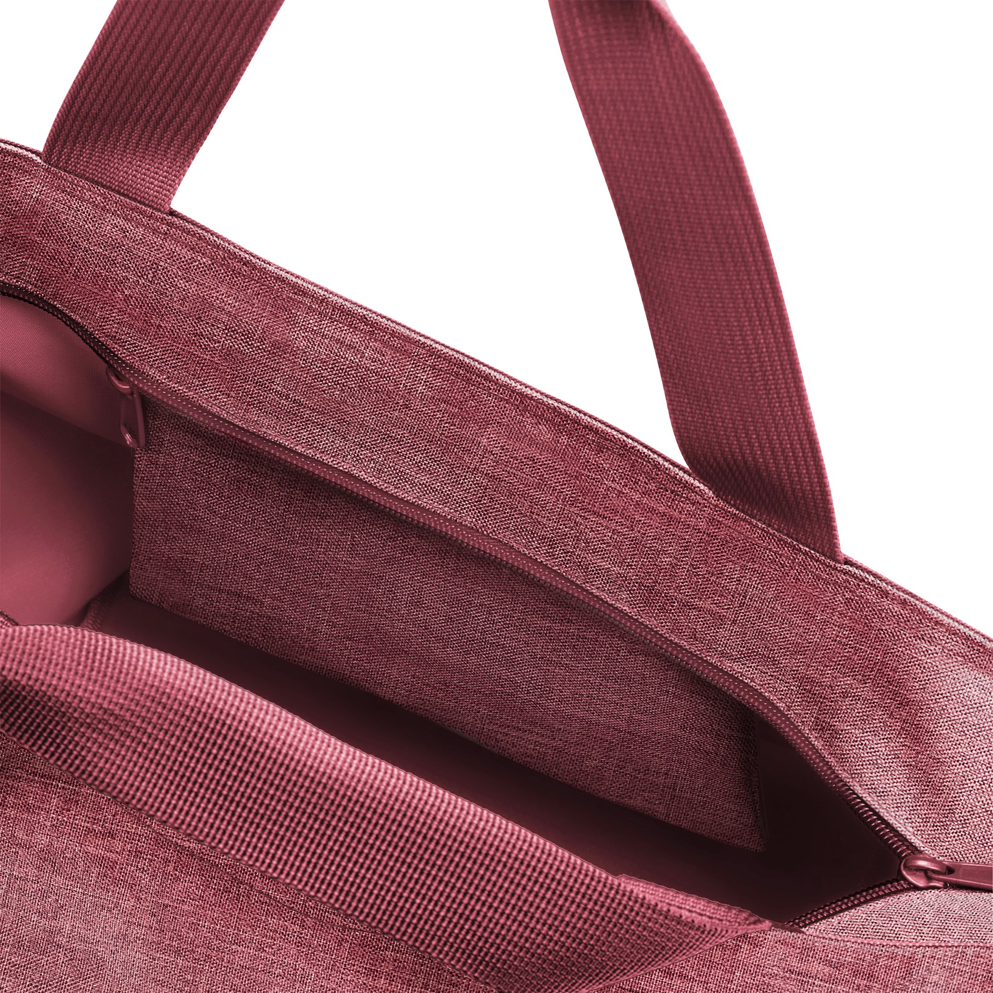Taška přes rameno Reisenthel Shopper M twist maroon_1