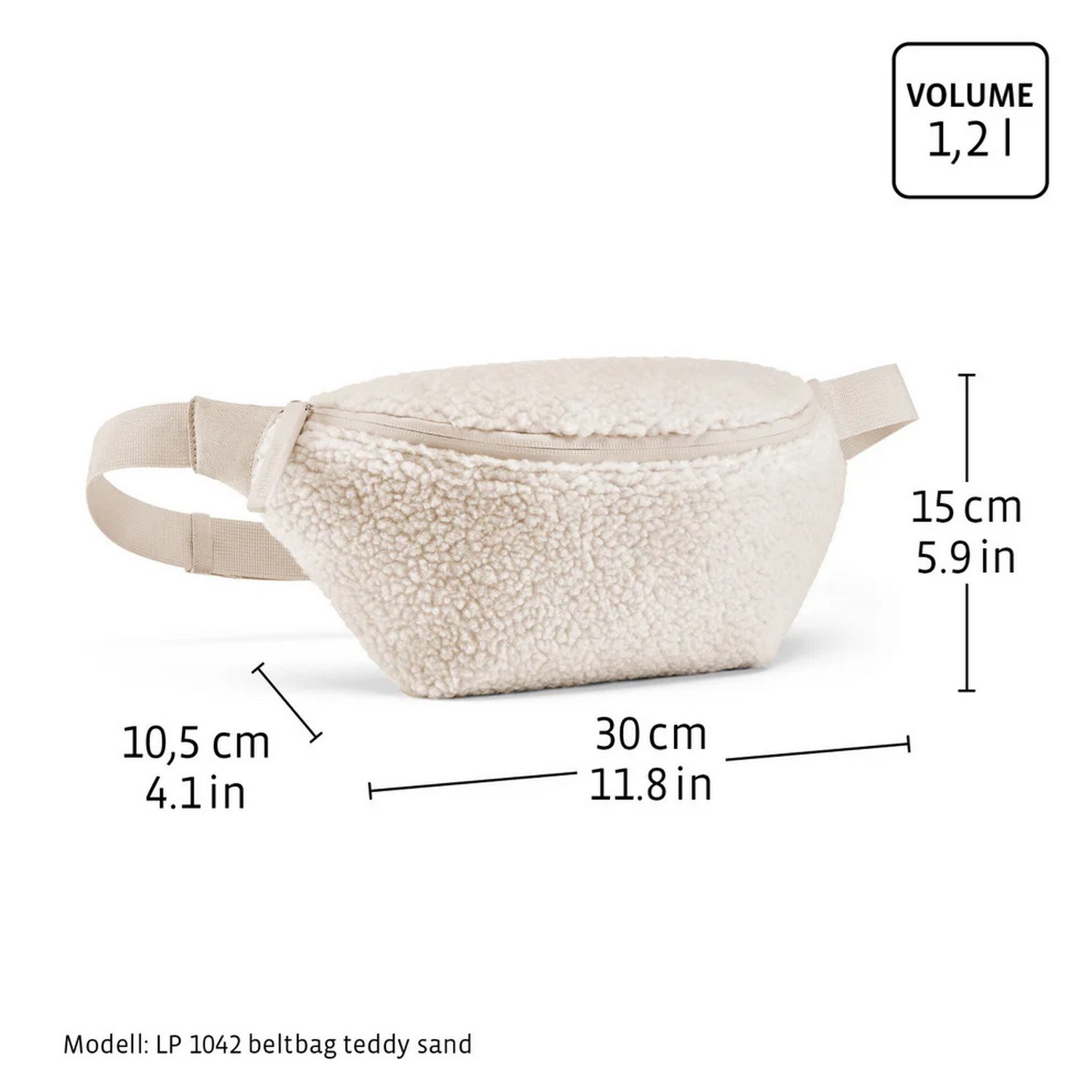 Ledvinka Reisenthel Beltbag teddy sand_2
