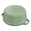 Hrnec STAUB kulatý 24 cm šalvějově zelený 3,8l_3