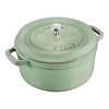 Hrnec STAUB kulatý 24 cm šalvějově zelený 3,8l_8