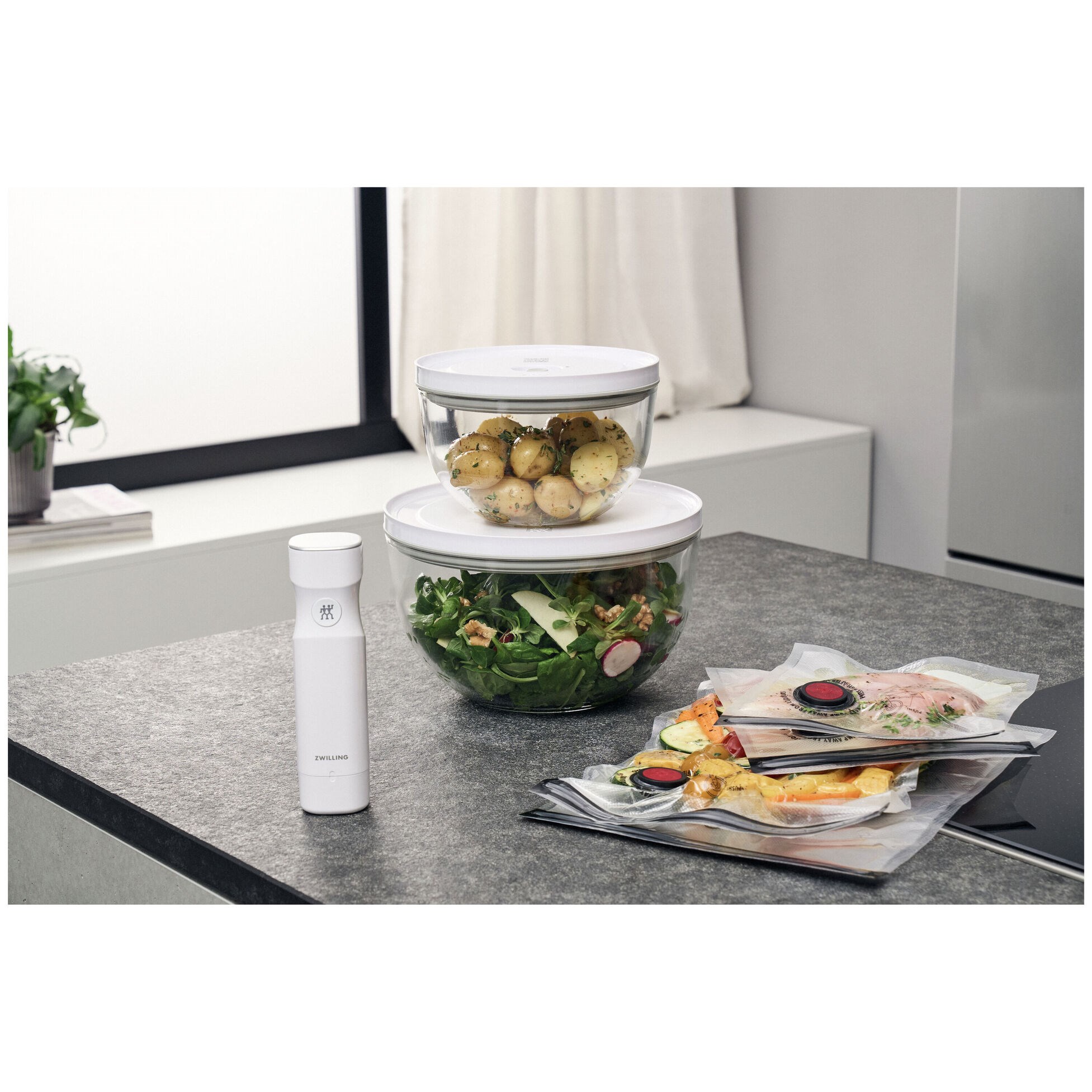 Skleněná sada na vakuování Zwilling FRESH&SAVE BOWLS SET/9ks_13