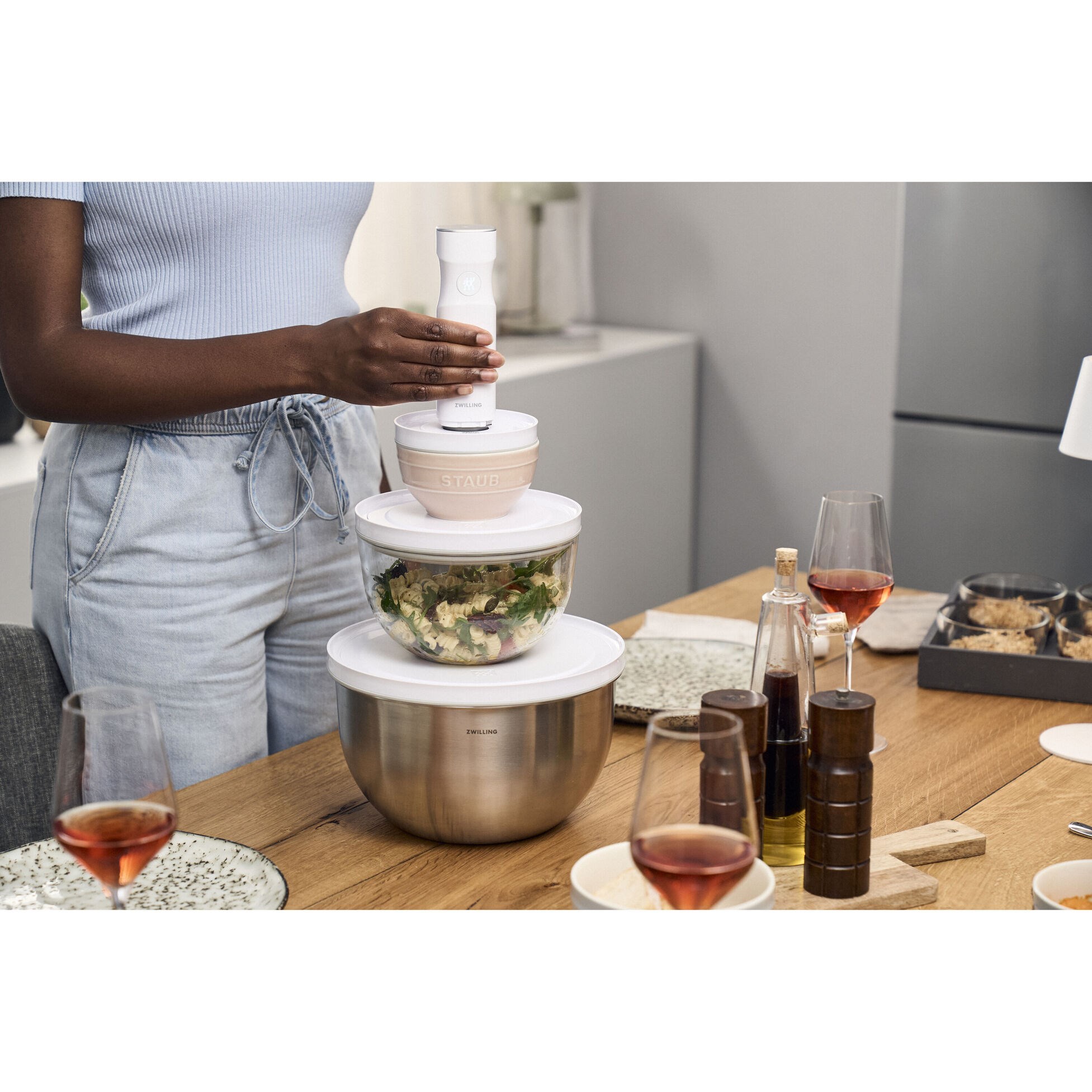 Nerezová sada na vakuování Zwilling FRESH&SAVE BOWLS SET/9ks_4