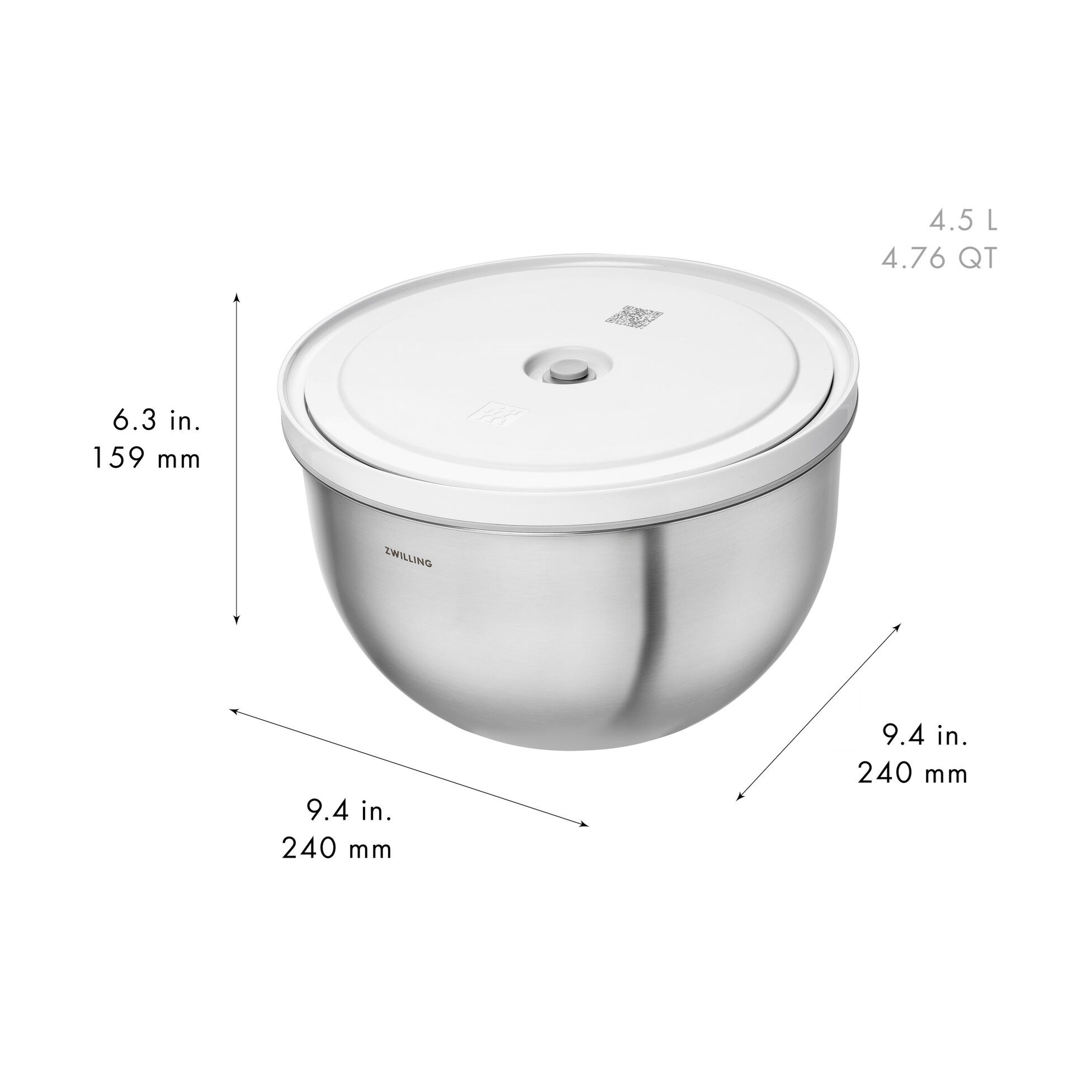 Nerezová sada na vakuování Zwilling FRESH&SAVE BOWLS SET/9ks_13