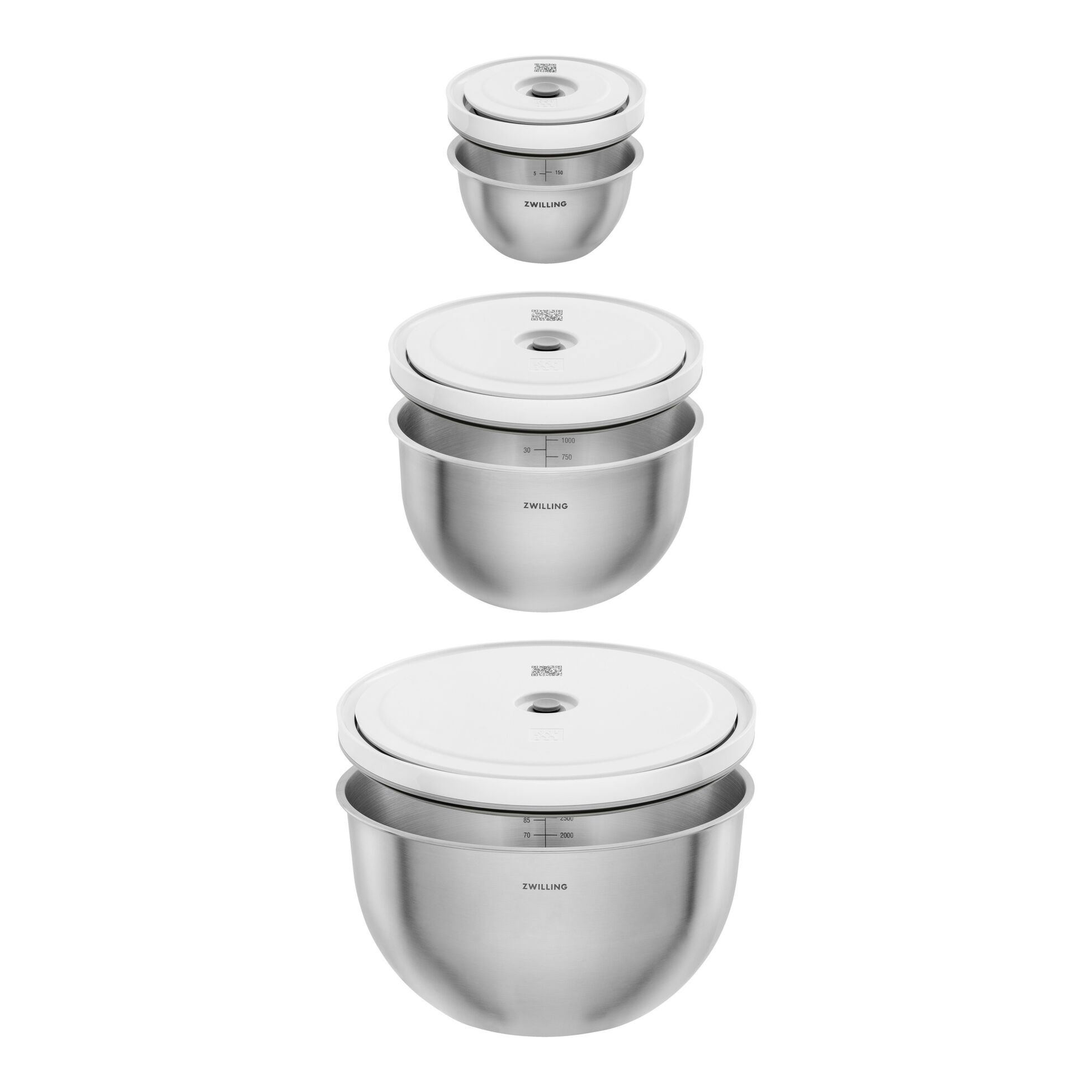 Nerezové vakuové misky Zwilling FRESH&SAVE BOWLS SET/6ks_0