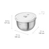 Nerezové vakuové misky Zwilling FRESH&SAVE BOWLS SET/6ks_6