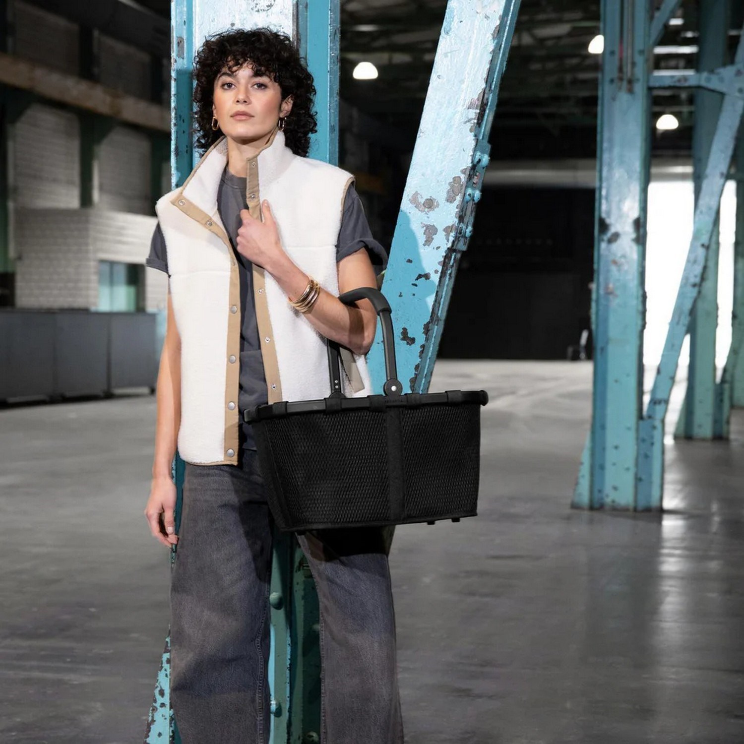 Nákupní košík Reisenthel Carrybag mesh black_1