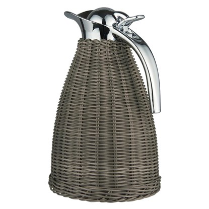 Termoska s polyratanovým opletem Ib Laursen šedá 1,5 l_0