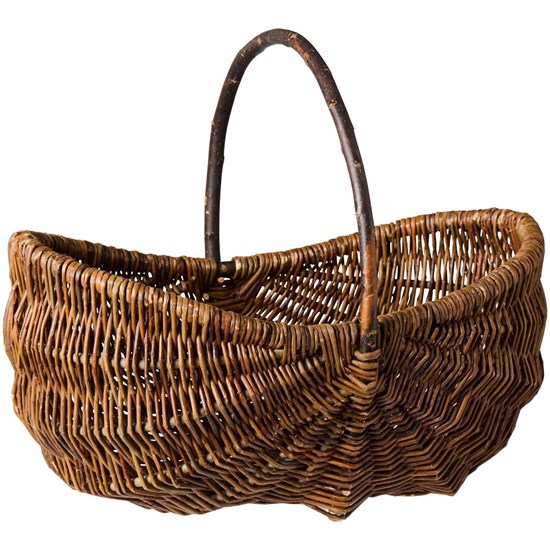 Proutěný košík Ib Laursen oválný D.54 cm_0