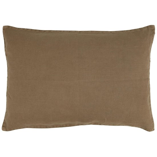 Lněný povlak na polštář Ib Laursen 40x60 cm chocolate_0