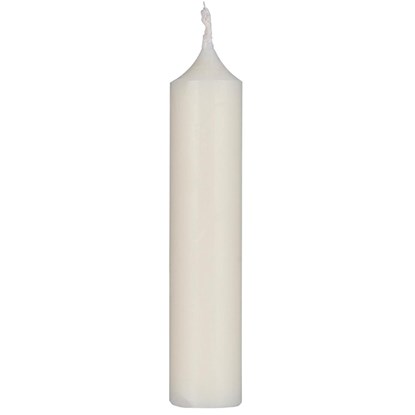 Svíčka Ib Laursen kulatá krátká V.11 cm slonovinově bílá_0