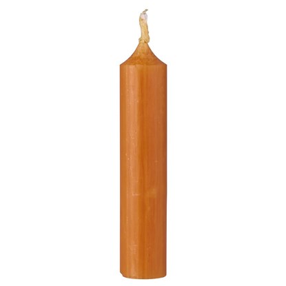 Svíčka Ib Laursen kulatá krátká V.11 cm karamelová_0