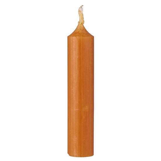 Svíčka Ib Laursen kulatá krátká V.11 cm karamelová_0